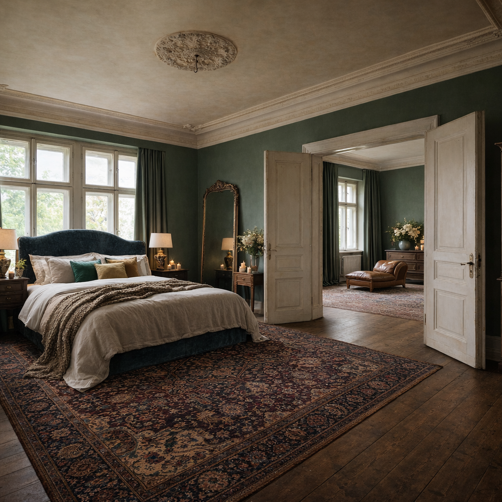 Schlafzimmer im Luxus-Stil